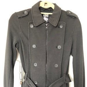 FREE PEOPLE soft jersey trench coat